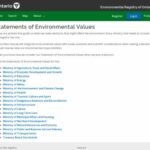 Statements of Environmental Values 